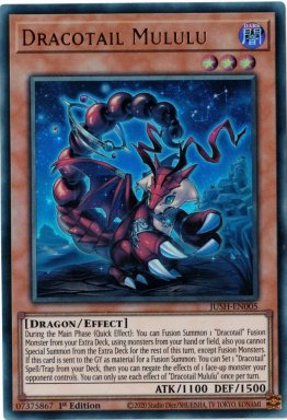 Dracotail Mululu - JUSH-EN005 - Ultra Rare 1st Edition