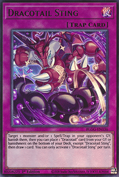 Dracotail Sting - BLGG-EN136 - Ultra Rare 1st Edition