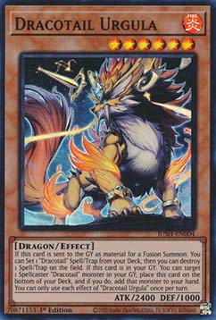 Dracotail Urgula - JUSH-EN004 - Super Rare 1st Edition