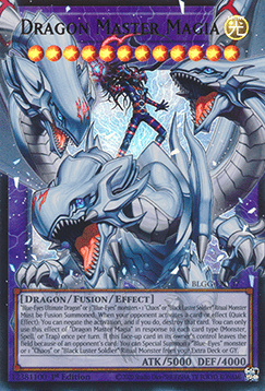 Dragon Master Magia - BLGG-EN137 - Extended art Ultra Rare 1st Edition