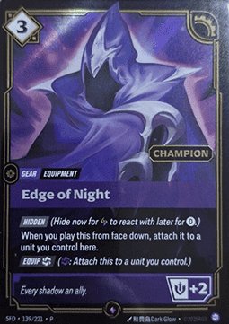 Edge of Night 139/221 - Rare (Champion Promo)