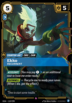 Ekko, Recurrent - 110/298 - Rare