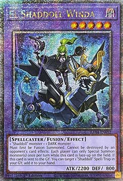 El Shaddoll Winda - RA04-EN052 - Quarter Century Secret Rare 1st Edition