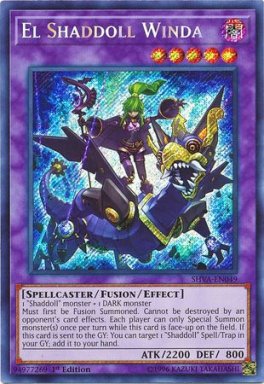 El Shaddoll Winda - SHVA-EN049 - Secret Rare 1st Edition