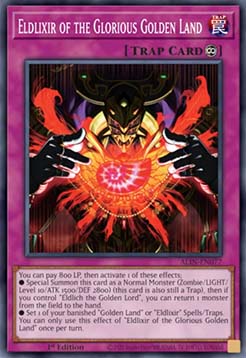 Eldlixir of the Glorious Golden Land - ALIN-EN077 - Super Rare 1st Edition