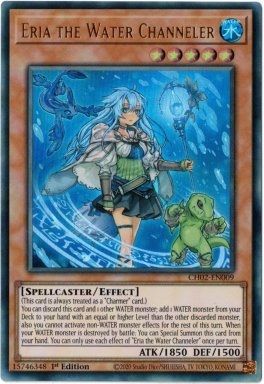 Eria the Water Channeler - CH02-EN009 - Ultra Rare 1st Edition