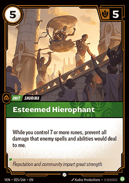 Esteemed Hierophant - 025/166 - Common