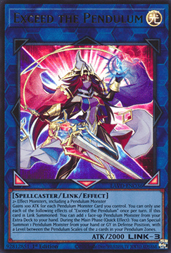 Exceed the Pendulum - LAVD-ENO36 - Ultra Rare 1st Edition