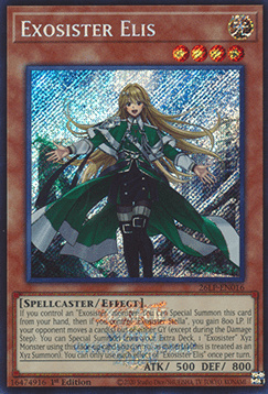 Exosister Elis - 26LP-EN016 - Emblazoned Secret Rare  1st Edition