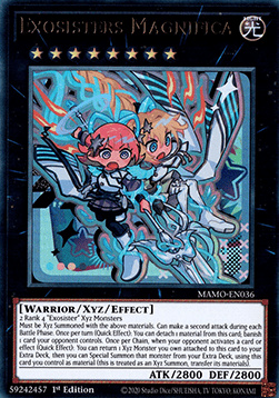 Exosisters Magnifica(New artwork) - MAMO-EN036 - Ultra Rare 1st Edition