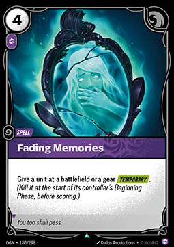 Fading Memories - 180/298 - Uncommon