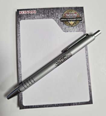 Free OTS Notepad and Pen fit into a deck box