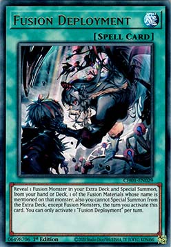 Fusion Deployment(New Artwork) - CH01-EN029 - Ultra Rare 1st Edition