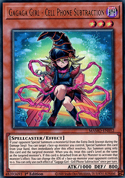 Gagaga Girl - Cell Phone Subtraction - MAMO-EN012 - Ultra Rare 1st Edition