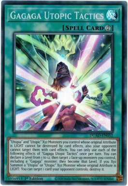 Gagaga Utopic Tactics - DUAD-EN052 - Super Rare 1st Edition