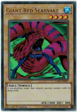 Giant Red Seasnake - LCKC-EN097 - Ultra Rare Unlimited