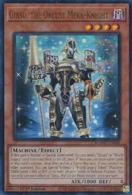 Girsu, the Orcust Mekk-Knight - BLMM-EN088 - Ultra Rare 1st Edition