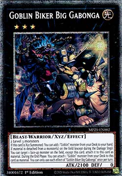 Goblin Biker Big Gabonga - MP25-EN002 - Starlight Rare 1st Edition