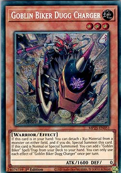 Goblin Biker Dugg Charger - MP25-EN051 - Prismatic Secret Rare 1st Edition