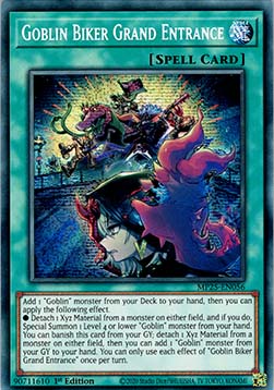 Goblin Biker Grand Entrance - MP25-EN056 - Prismatic Secret Rare 1st Edition