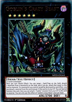 Goblin's Crazy Beast - MP25-EN163 - Ultra Rare 1st Edition