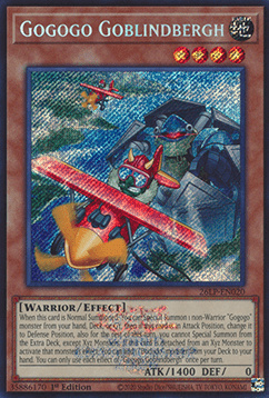 Gogogo Goblindbergh - 26LP-EN020 - Emblazoned Secret Rare 1st Edition