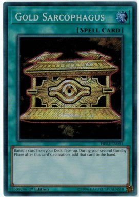 Gold Sarcophagus - HISU-EN051 - Secret Rare 1st Edition