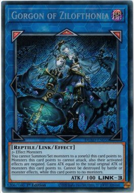 Gorgon of Zilofthonia - DUAD-EN050 - Secret Rare 1st Edition