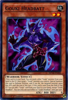 Gouki Headbatt - MP18-EN108 - Common 1st Edition