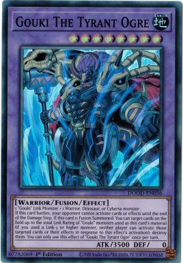 Gouki The Tyrant Ogre - DOOD-EN036 - Super Rare 1st Edition