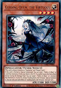Guiding Quem, the Virtuous - CH01-EN006 - Ultra Rare 1st Edition