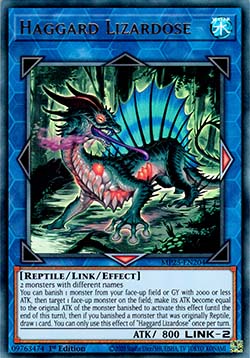 Haggard Lizardose - MP25-EN204 - Ultra Rare 1st Edition