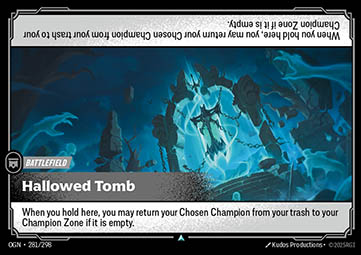 Hallowed Tomb - 281/298 - Uncommon