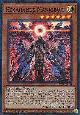 Hecahands Mankibuel - BLZD-EN018 - Super Rare 1st Edition - Yu-Gi-Wang