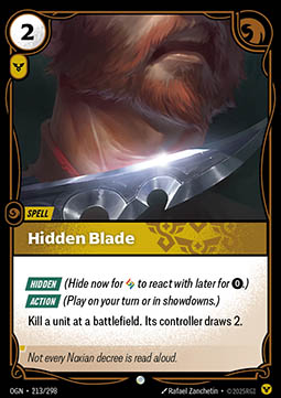 Hidden Blade - 213/298 - Common
