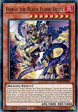 Horus the Black Flame Deity - MP25-EN158 - Ultra Rare 1st Edition