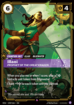 Illaoi, Prophet of the Great Kraken  - 109/166 - Rare