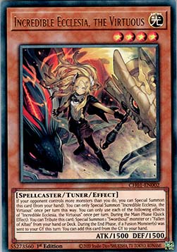 Incredible Ecclesia, the Virtuous - CH01-EN002 - Ultra Rare 1st Edition