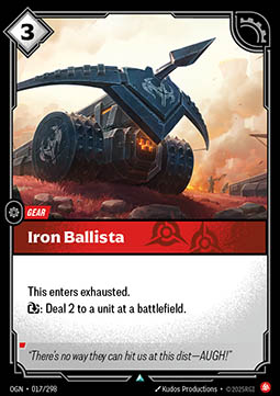 Iron Ballista - 017/298 - Uncommon