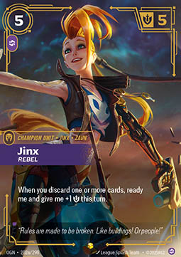 Jinx, Rebel - 202a/298 - Showcase