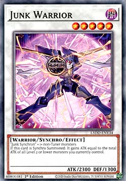 Junk Warrior(alternate artwork) - L5DD-ENY34 - Common 1st Edition
