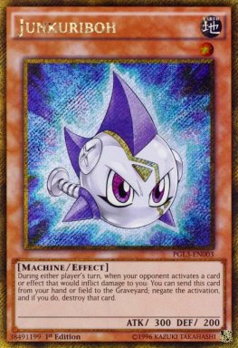 Junkuriboh - PGL3-EN003 - Gold Secret Rare - 1st Edition