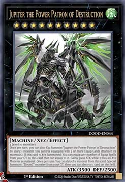 Jupiter the Power Patron of Destruction - DOOD-EN044 - Ultra Rare 1st Edition