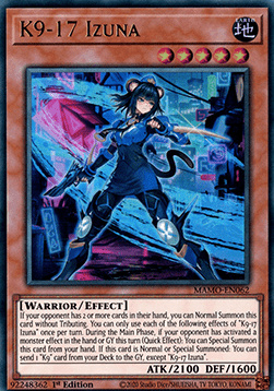 K9-17 Izuna - MAMO-EN062 - Ultra Rare 1st Edition