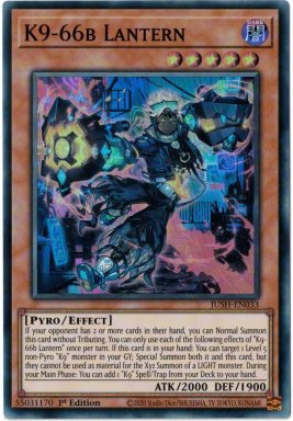 K9-66b Lantern - JUSH-EN033 - Super Rare 1st Edition