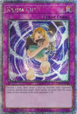 Karma Cut - RA04-EN128 - Quarter Century Secret Rare 1st Edition