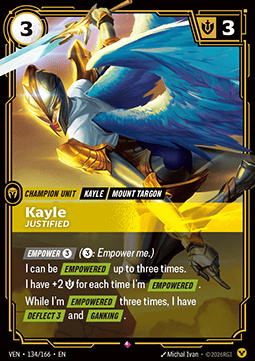 Kayle, Justified - 134/166 - Rare