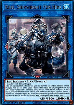 Keel, Shipwright Fur Hire - MAMO-EN092 - Ultra Rare 1st Edition