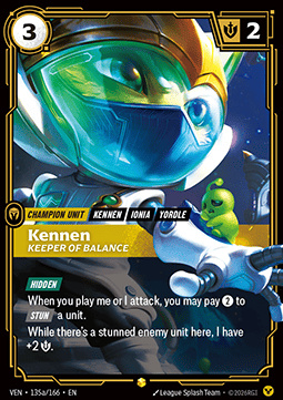 Kennen, Keeper of Balance - 135a/166 - Showcase
