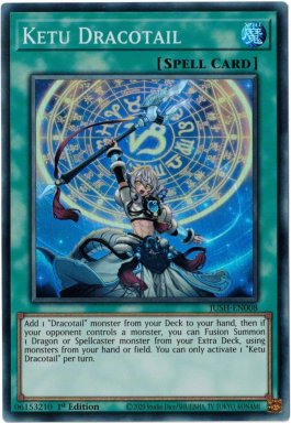 Ketu Dracotail - JUSH-EN008 - Super Rare 1st Edition
